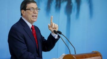Cubaanse minister van Buitenlandse Zaken klaagt aanslag op Cubaanse ambassade in VS aan.